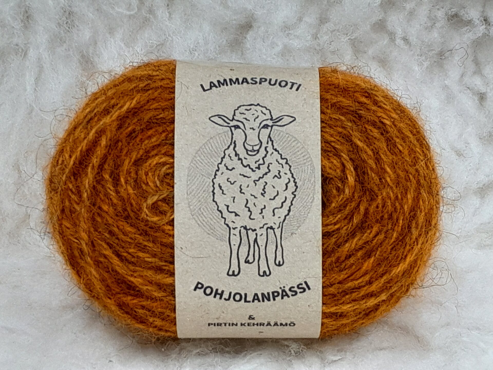 Lammaspuoti Pohjolanpässi Gotlanninlampaan karstalanka Burnt Orange