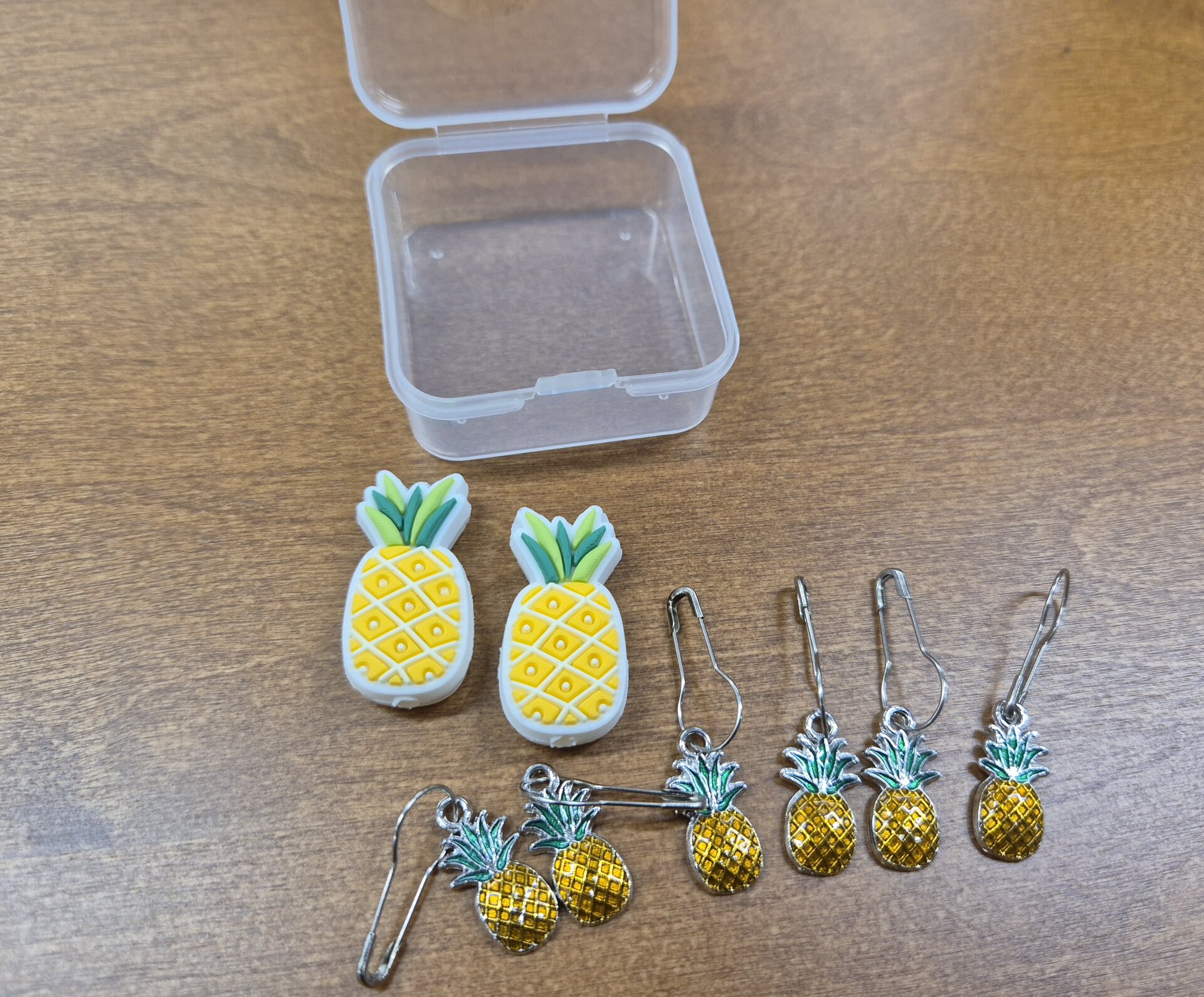 NannakoiKnits Neulojan setti Kesä Ananas