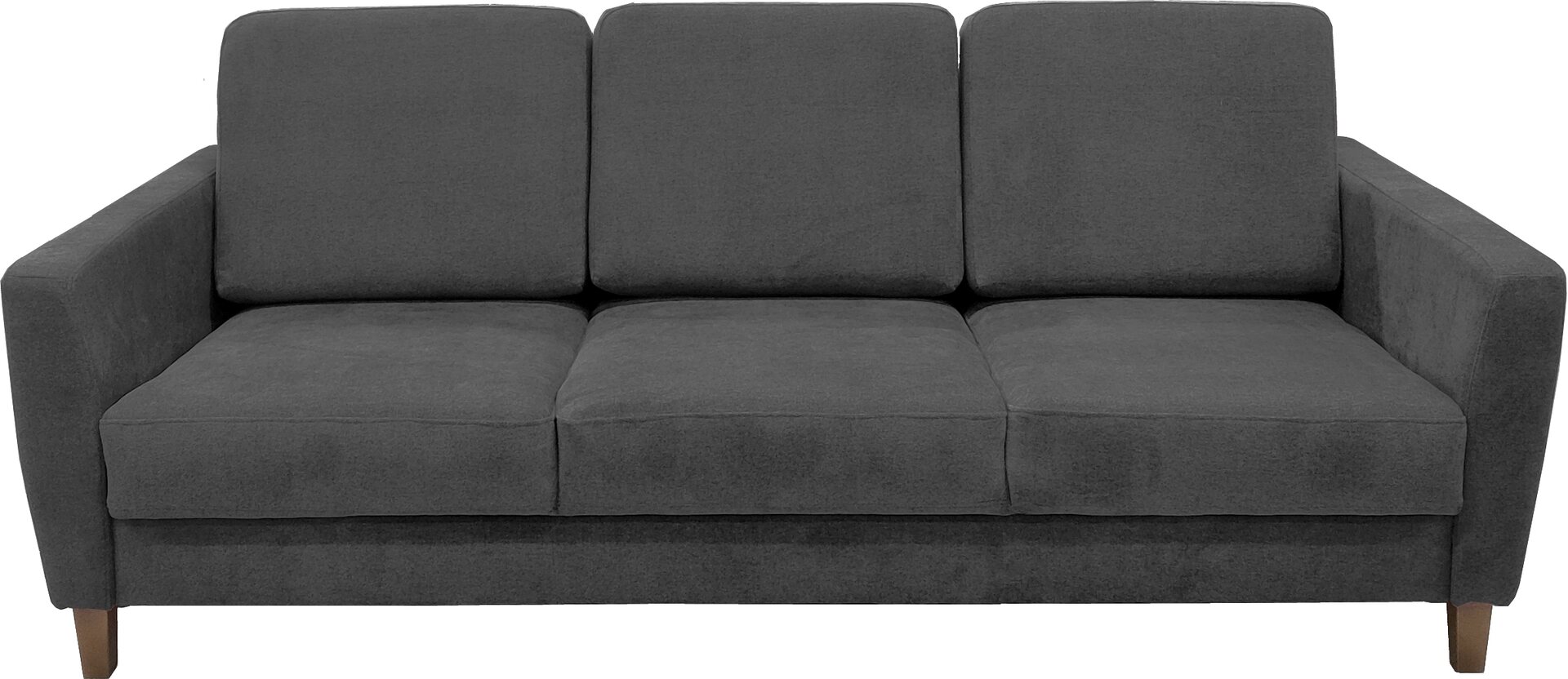 Huonekalukeidas-mallisto Torkku 190, 3-istuttava vuodesohva Inari 96 Antrasiitti