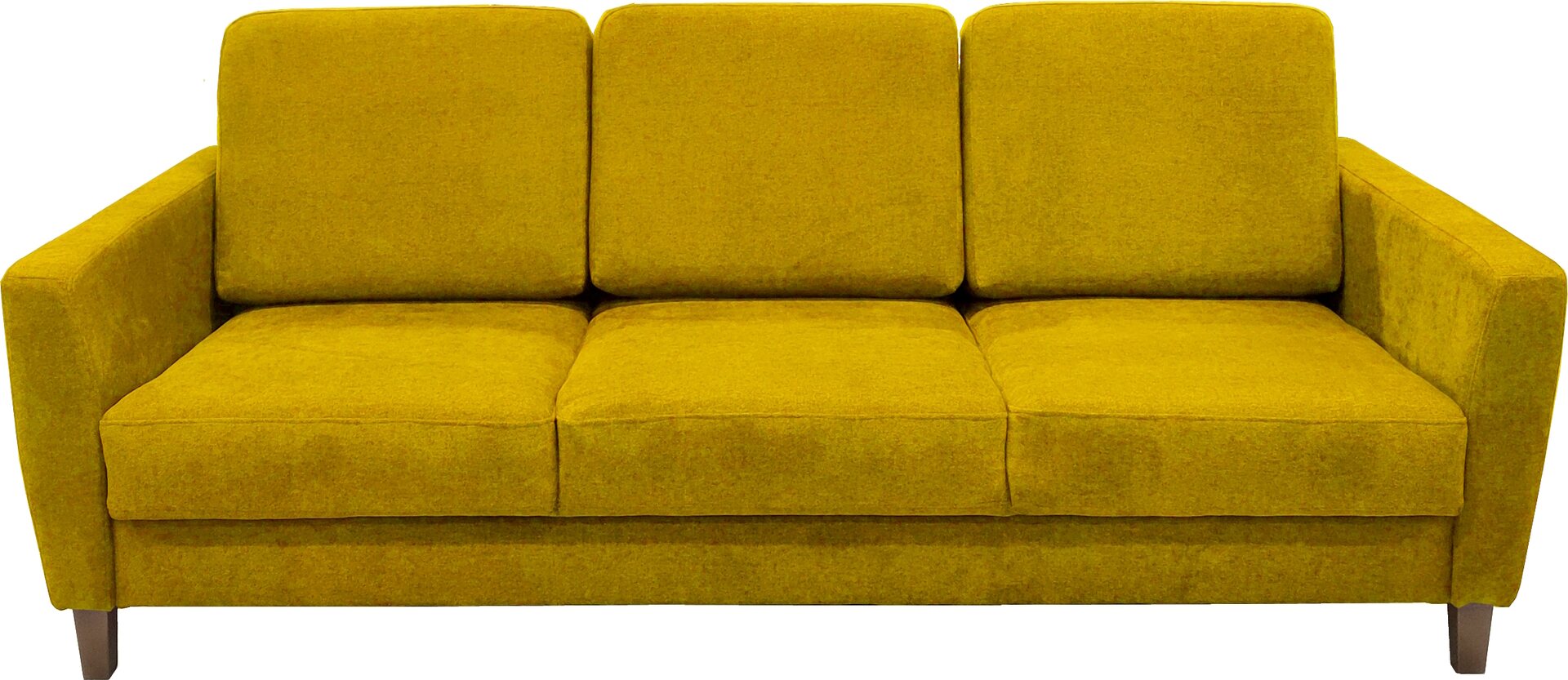 Huonekalukeidas-mallisto Torkku 190, 3-istuttava vuodesohva Storm keltainen 48
