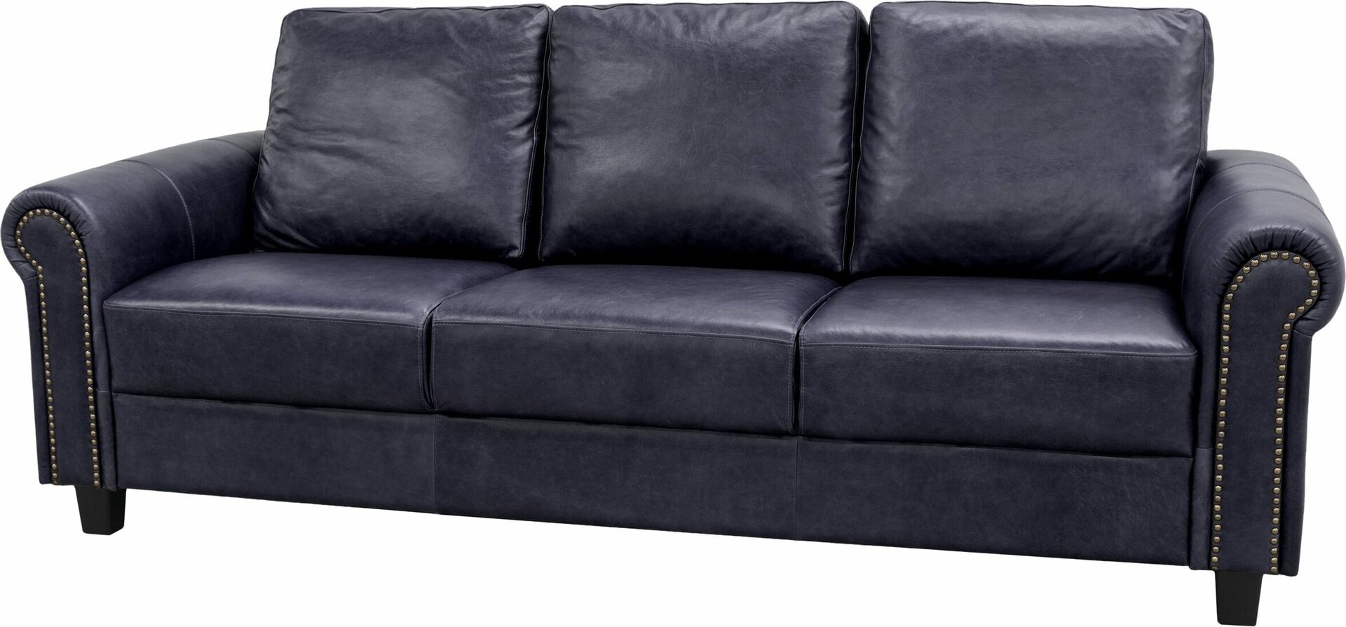 Huonekalukeidas-mallisto bueno 3 xl, nahkaverhoilu Dubay Antracit 14 (suojalakattu)