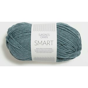 Sandnes Garn Smart, 7252 Merenvihreä meleerattu(poistuva väri)