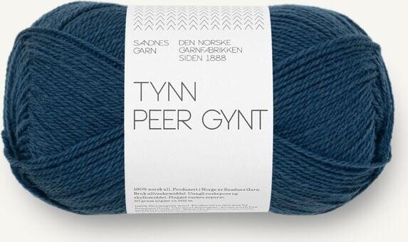 Sandnes Garn Tynn Peer Gynt 6062 Mørk blå