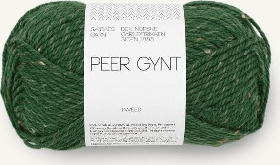 Sandnes Garn Peer Gynt 8085 Skoggrønn m/natur tweed