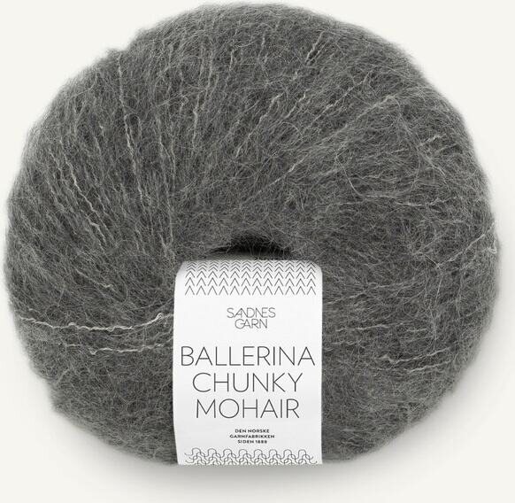 Sandnes Garn Ballerina Chunky Mohair 1053 Dark grey melange