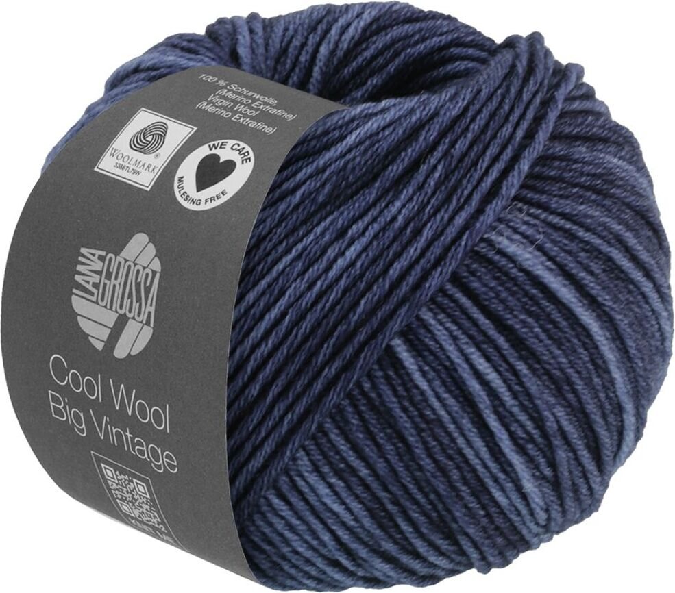 Lana Grossa Cool Wool Big Vintage 7166 Dunkelblau