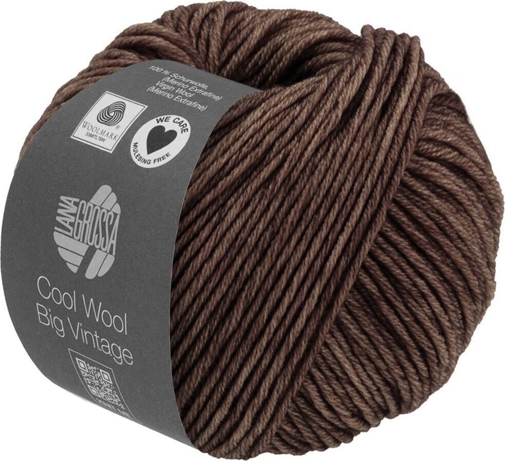 Lana Grossa Cool Wool Big Vintage 7184 Dunkelbraun