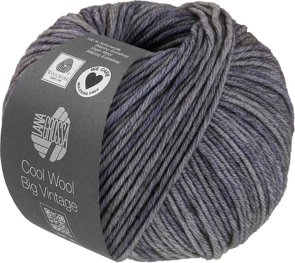 Lana Grossa Cool Wool Big Vintage 7191 Dunkelgrau