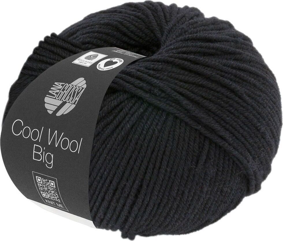 Lana Grossa Cool Wool Big 627 Schwarz