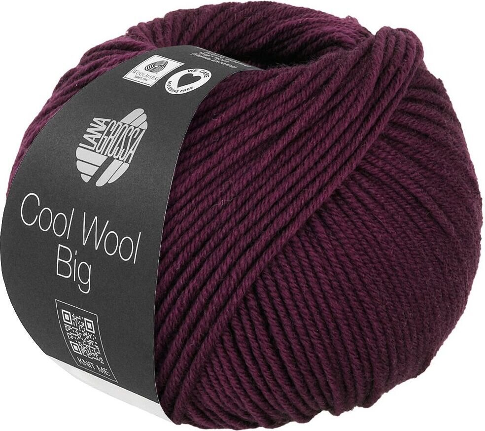 Lana Grossa Cool Wool Big 1035 dunkles Burgund