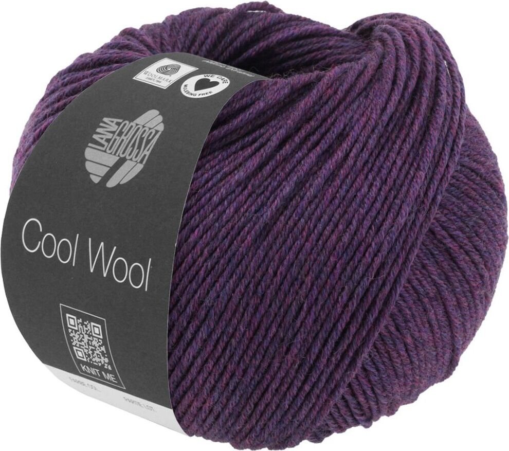 Lana Grossa Cool Wool Mélange 1403 Dunkelviolett meliert