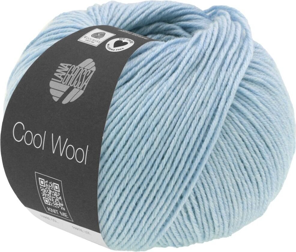 Lana Grossa Cool Wool Mélange 1420 Hellblau meliert
