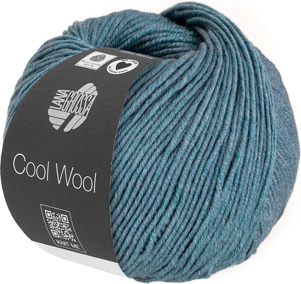 Lana Grossa Cool Wool Mélange 1433 Taubenblau meliert