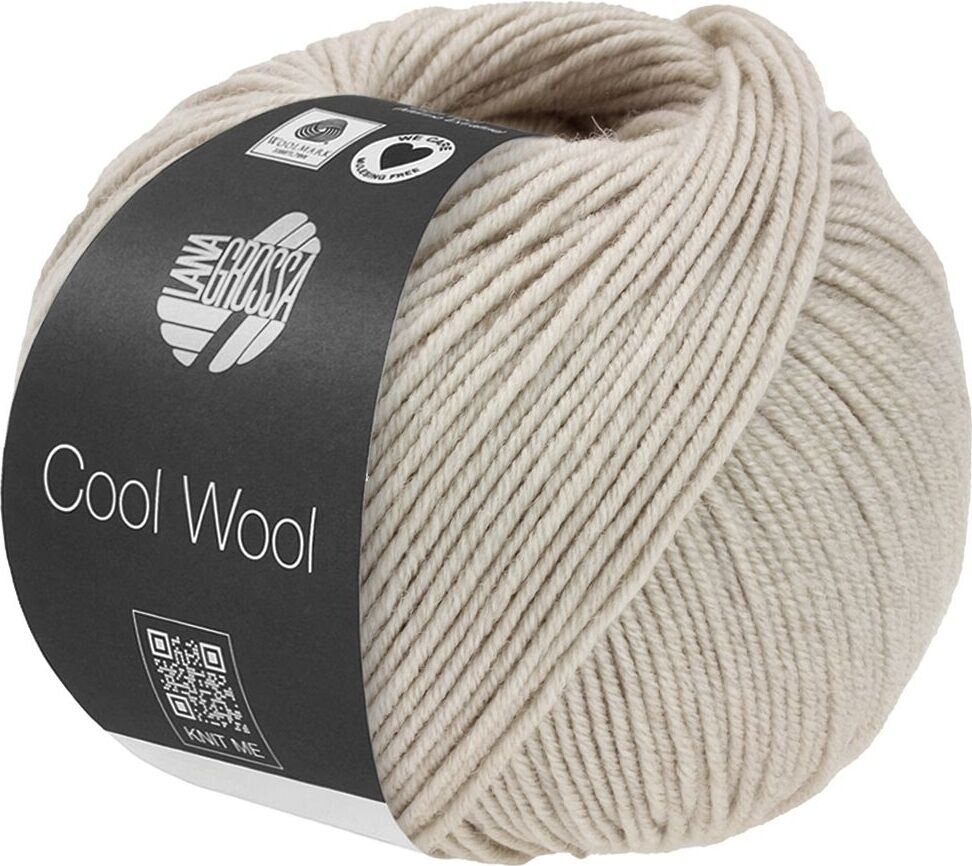 Lana Grossa Cool Wool Mélange 1491 Grège meliert