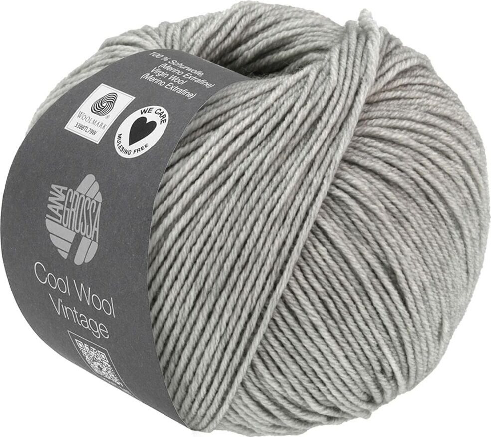Lana Grossa Cool Wool Vintage 7369 Hellgrau