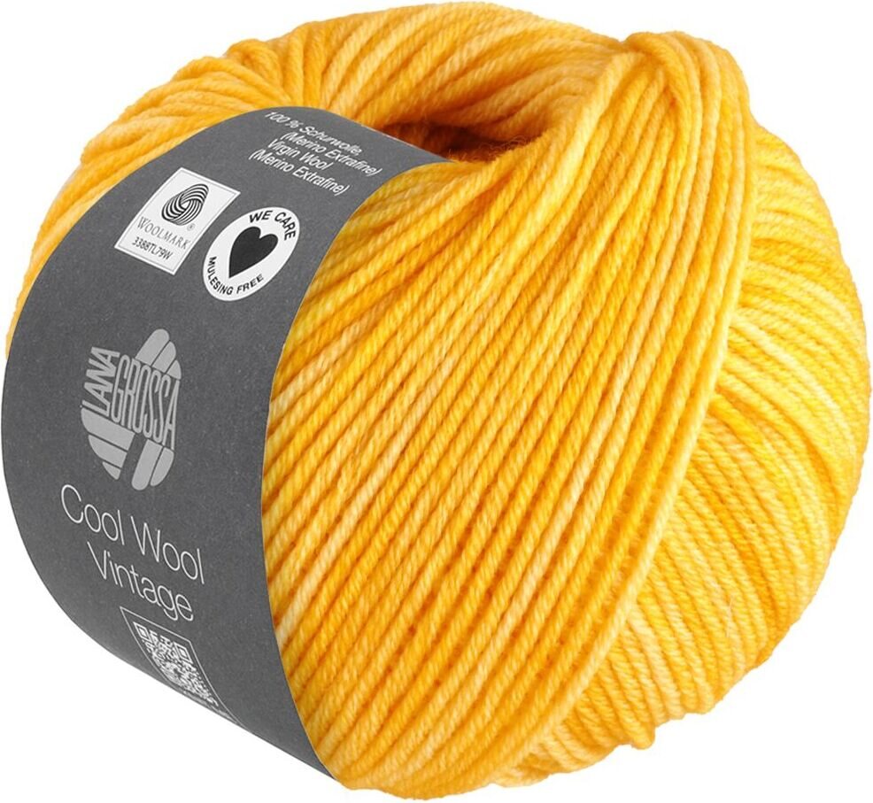 Lana Grossa Cool Wool Vintage 7376 Gelb