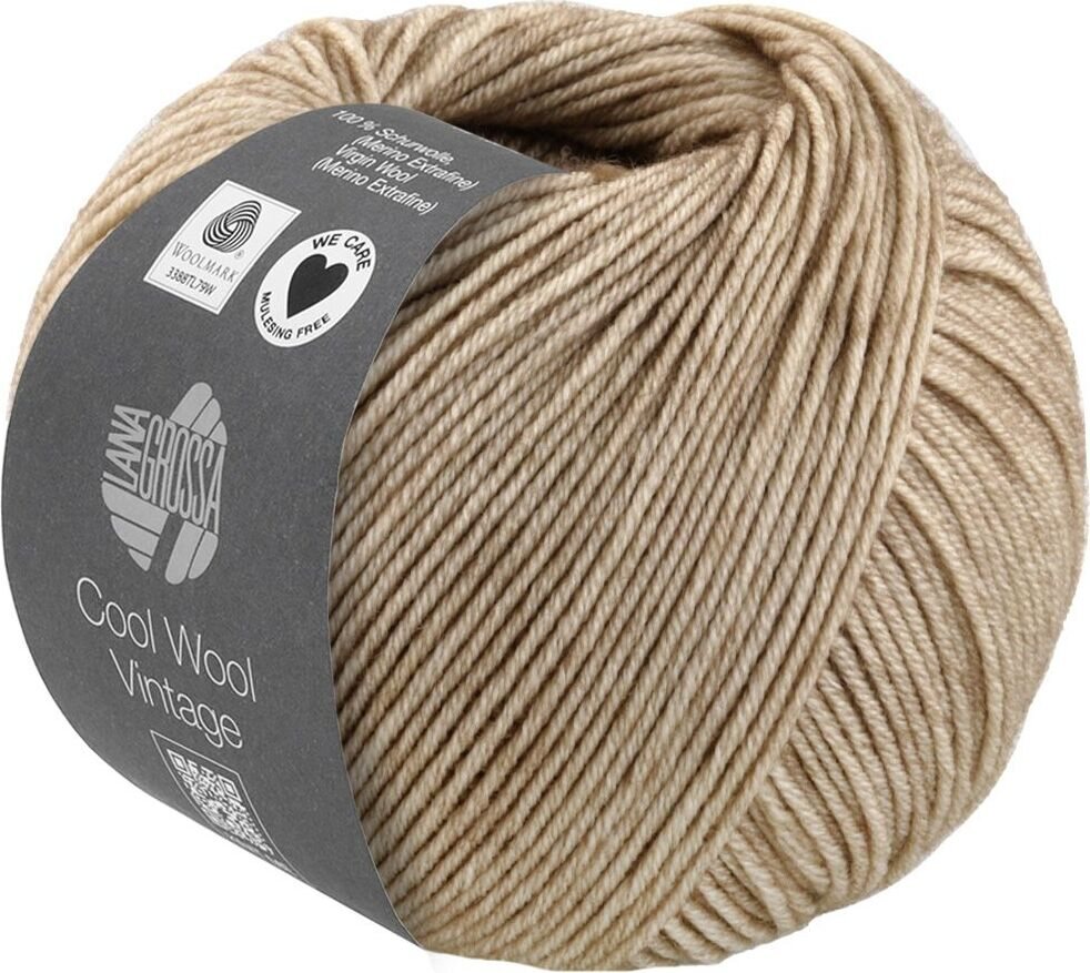 Lana Grossa Cool Wool Vintage 7382 Sandbeige