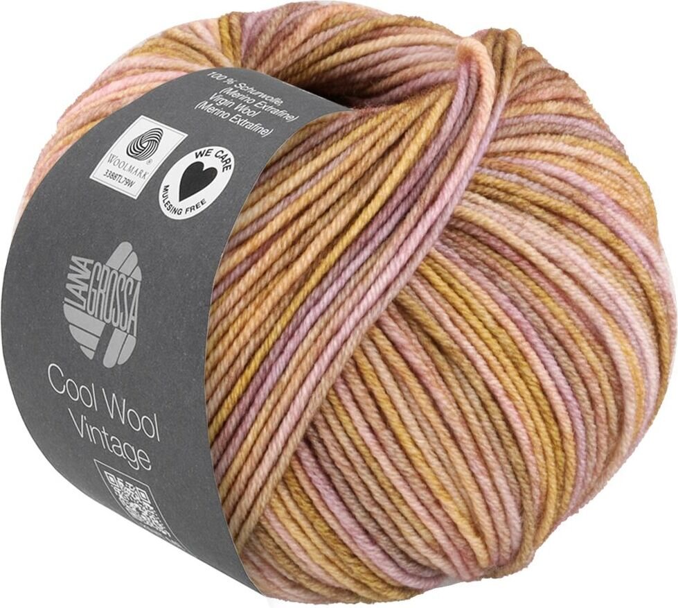 Lana Grossa Cool Wool Vintage 7386 Camel-Lila
