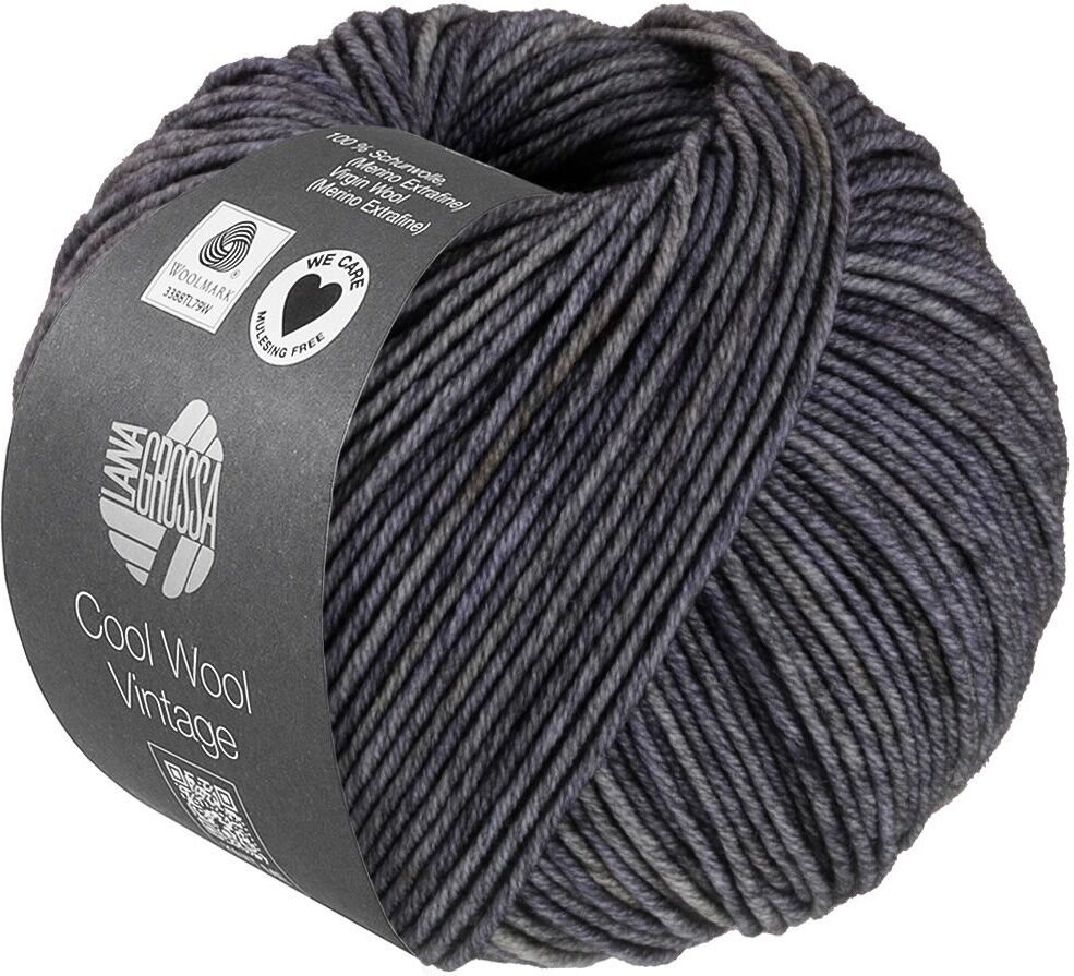 Lana Grossa Cool Wool Vintage 7391 Dunkelgrau