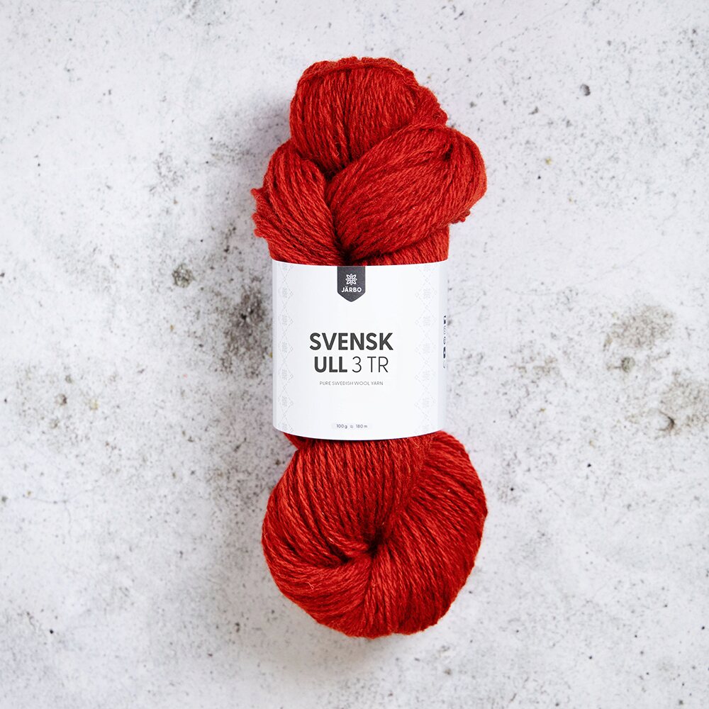 Järbo Garn Svensk Ull 3-säikeinen 25 Dalecarlian Horse