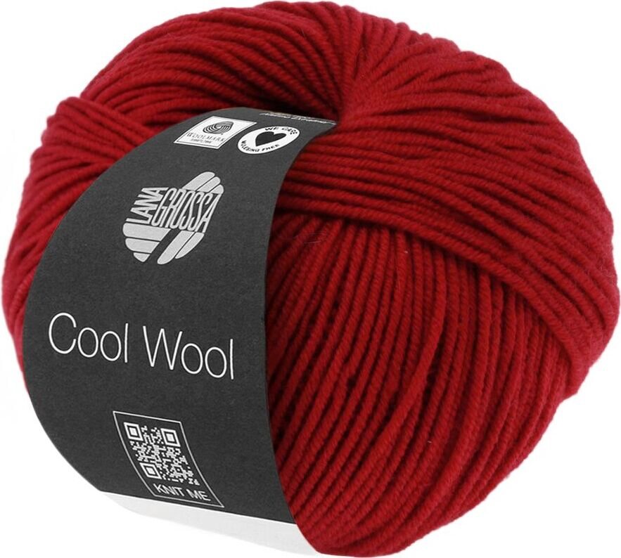 Lana Grossa Cool Wool Uni 514 Dunkelrot