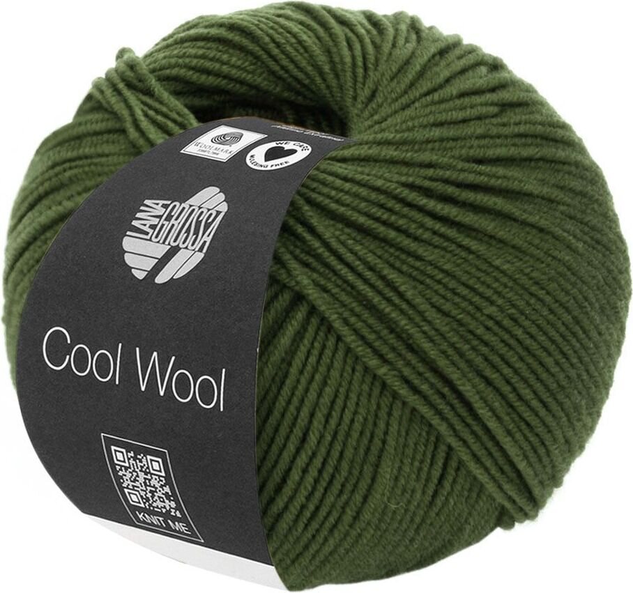 Lana Grossa Cool Wool Uni 2042 Dunkeloliv