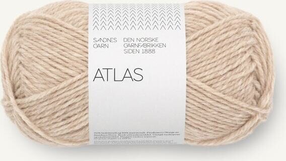 Sandnes Garn Atlas 3021 Lys Beigemelert