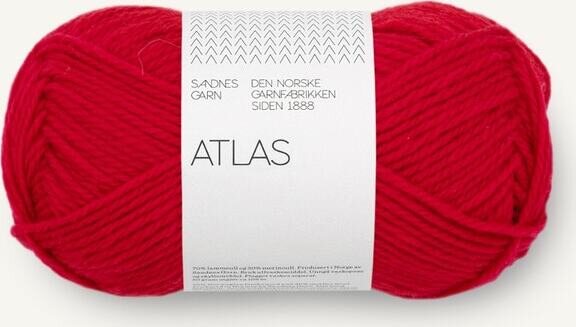 Sandnes Garn Atlas 4219 True red