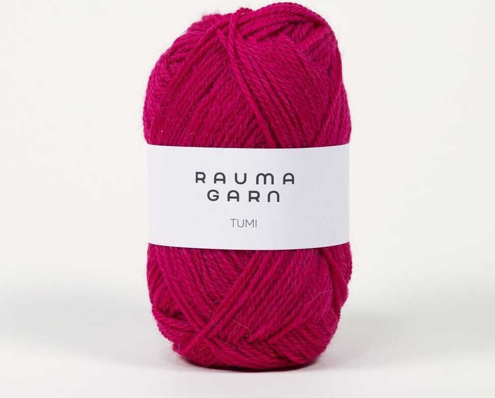 Rauma Garn Tumi 8448 Mørk cerise