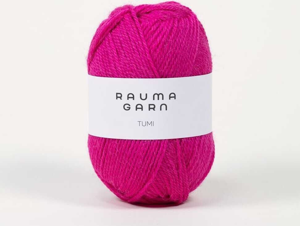 Rauma Garn Tumi B133 Skarp rosa