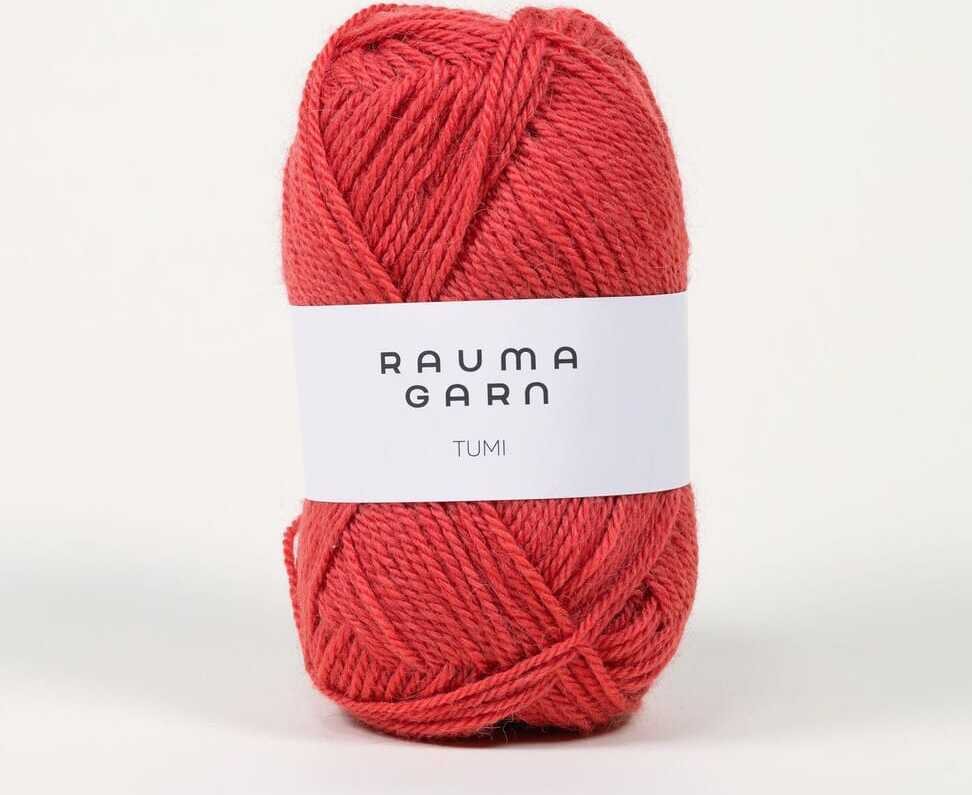 Rauma Garn Tumi 6704 Dempet rød