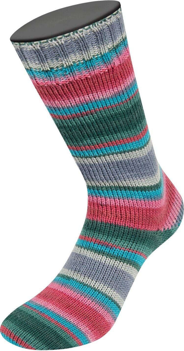 Lana Grossa Landlust Die Sockenwolle 4-ply 126 Silber-/Hell-/Mittelgrau/Him