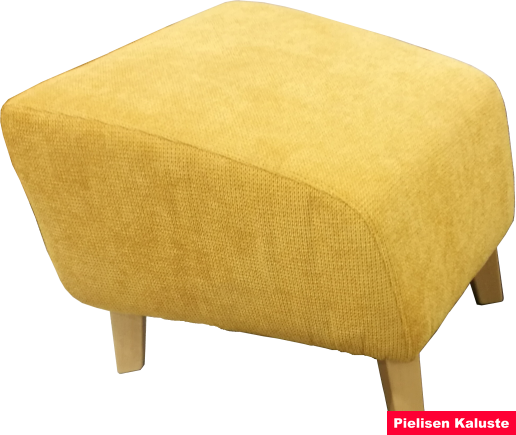 Huonekalukeidas-mallisto Sopra rahi Luca-kangas senap