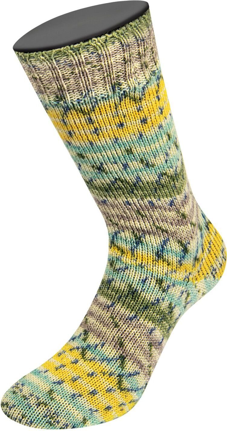 Lana Grossa Landlust Die Sockenwolle 4-ply 511 Ecru/Vanille/Minttürkis/Tau
