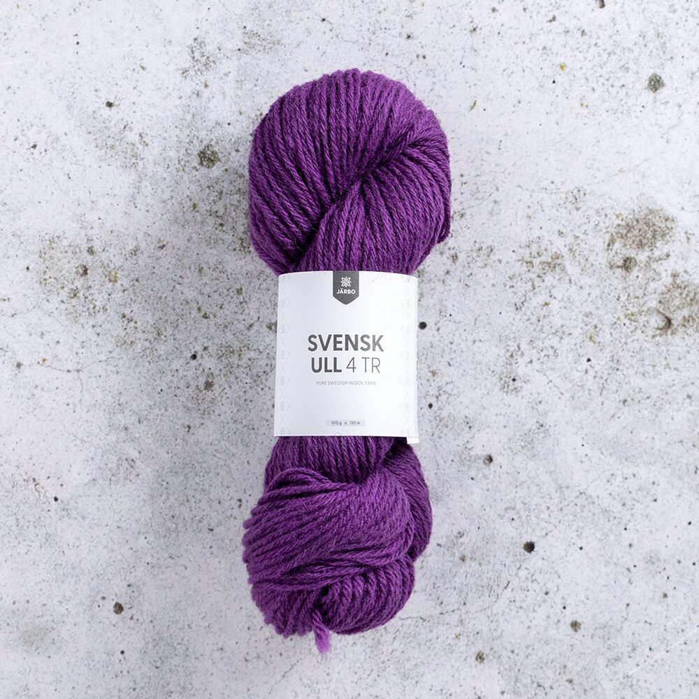 Järbo Garn Svensk Ull 4-säikeinen 59131 Wild Pansy Purple