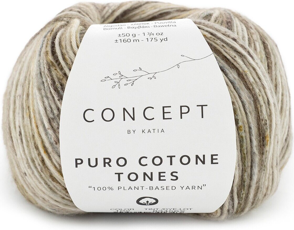 Katia Puro Cotone Tones 102 - Brown