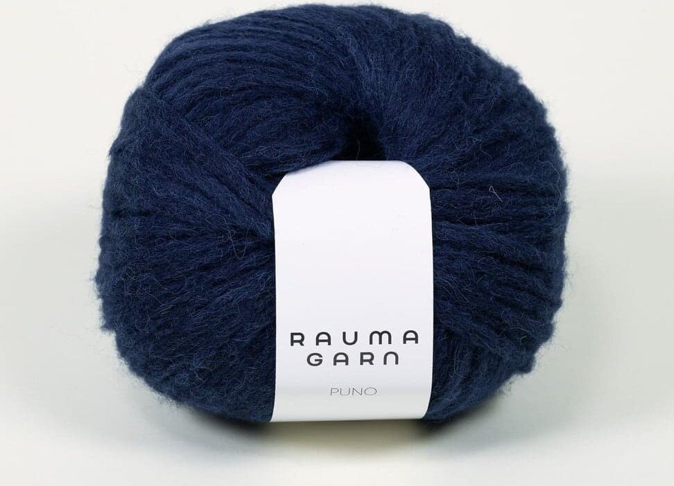 Rauma Garn Puno 343 Marineblå