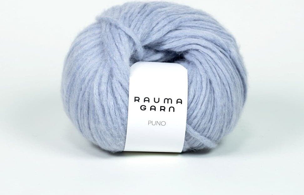 Rauma Garn Puno 7244 Blå puddel