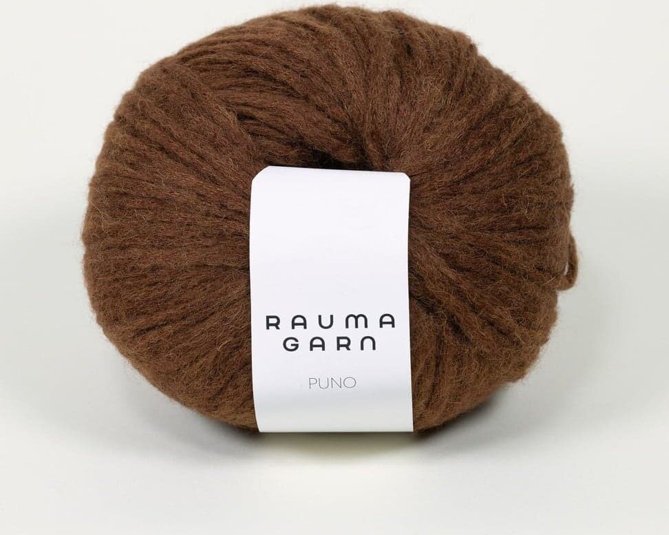 Rauma Garn Puno 330 Sjokolade