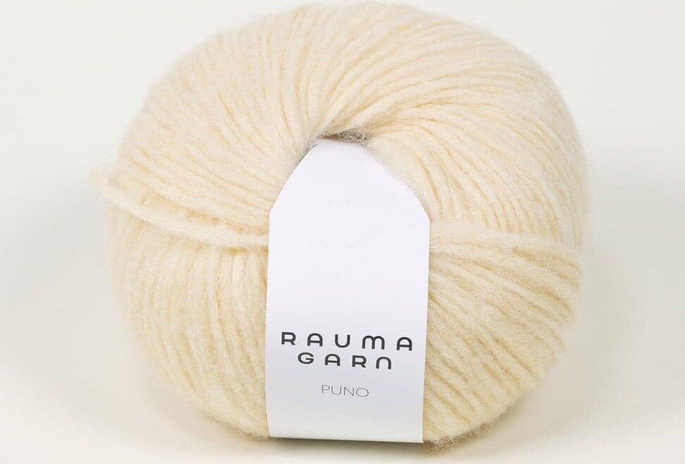 Rauma Garn Puno 6737 Lys gul