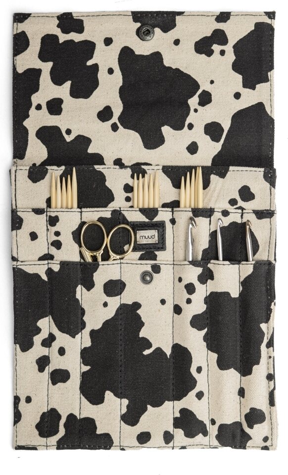 Muud Canvas Oslo sukkapuikkokotelo Cow print