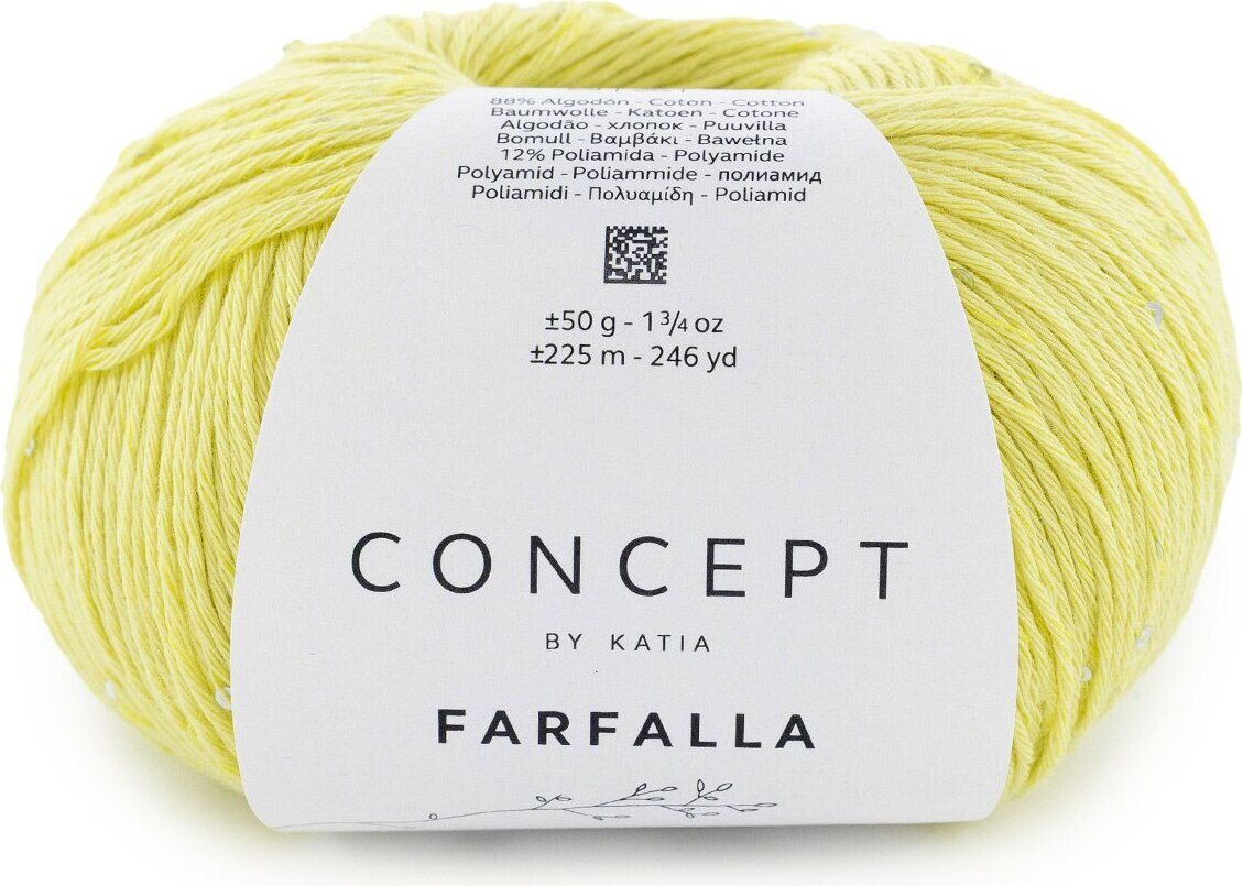 Katia Farfalla 102 - Lemon yellow