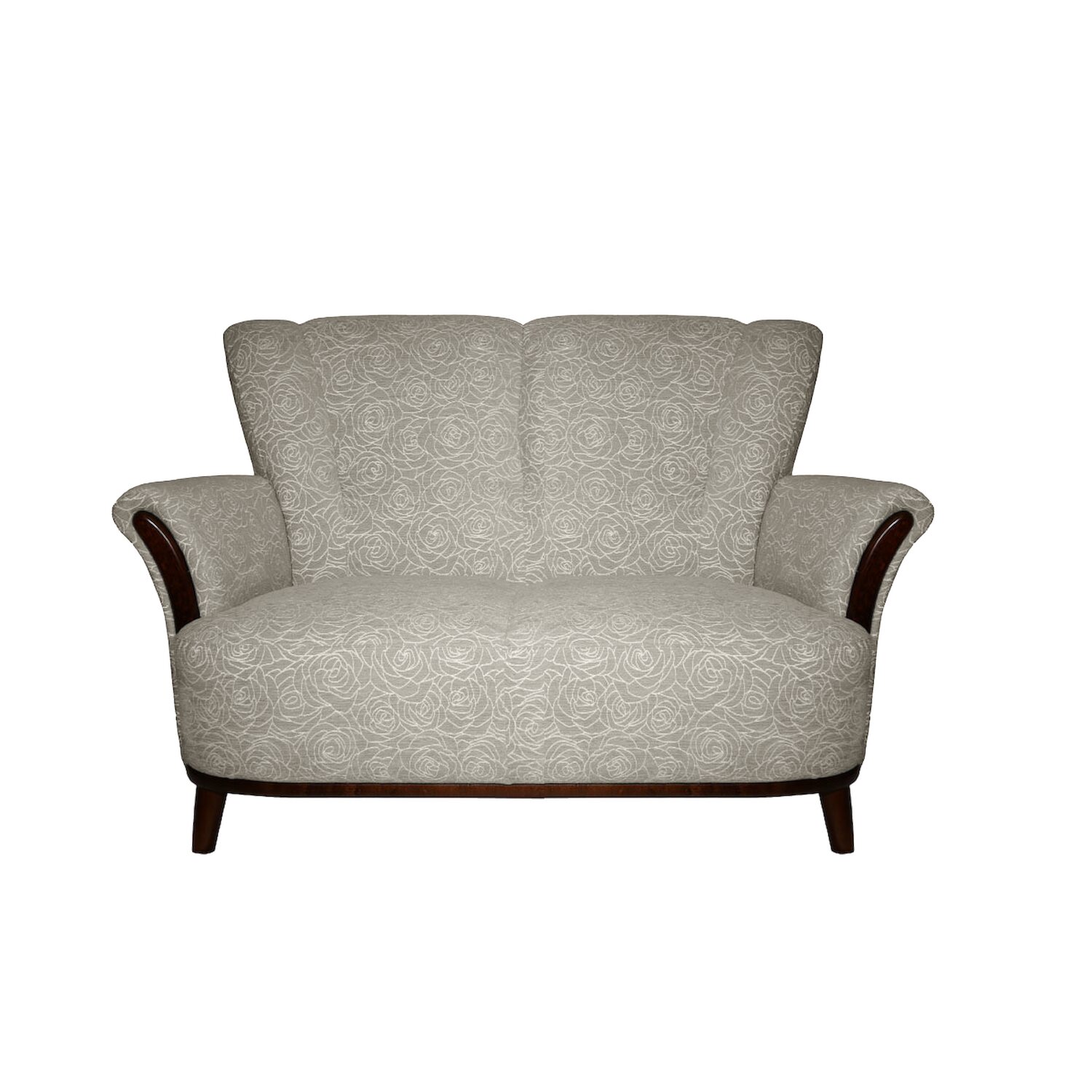 Huonekalukeidas-mallisto Karin 2-istuttava. Fiore kankaalla Fiore 642 Beige