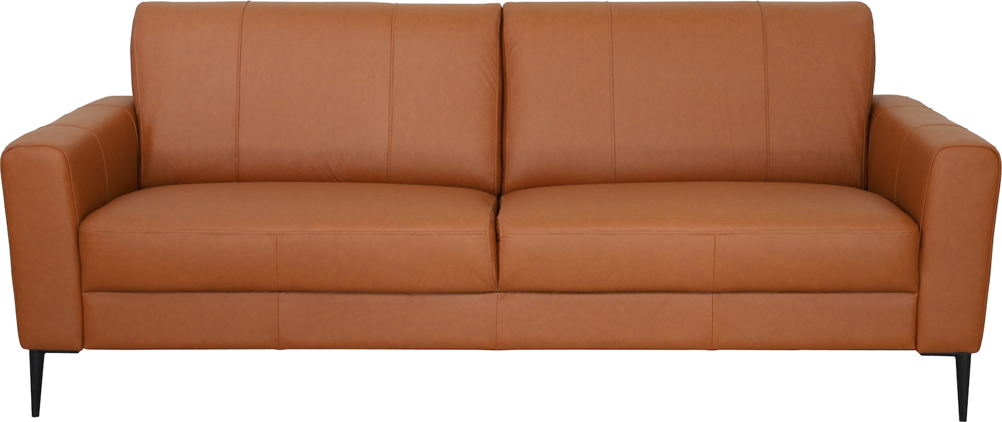 Huonekalukeidas-mallisto Hovi Natural Fine kokonahka Natural Fine Cognac 1391