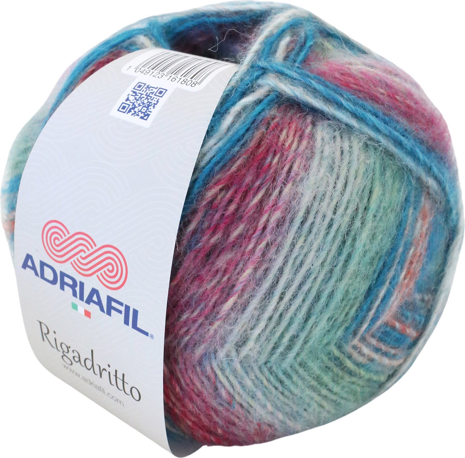 Adriafil Rigadritto 49 emerald/strawberry