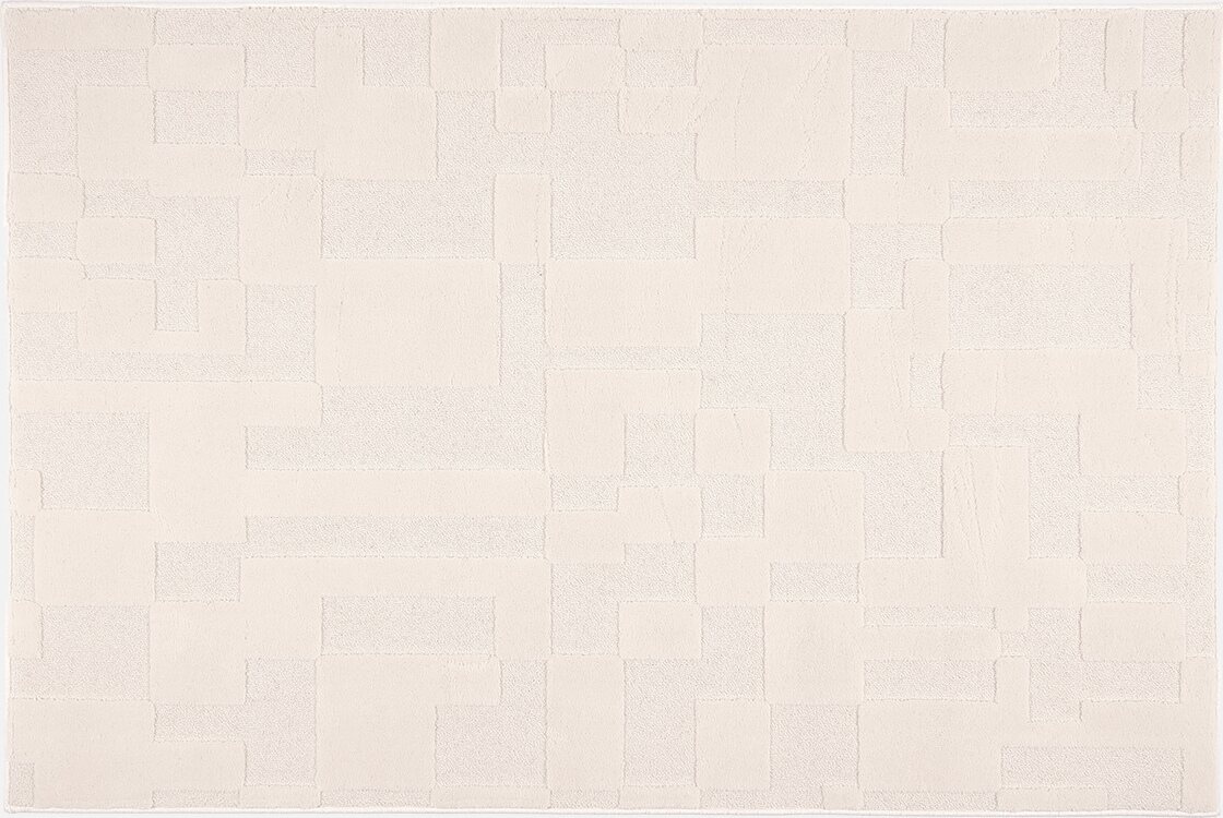 VM Carpet Domino 133x200cm 110 Valkoinen