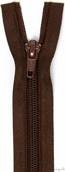 Prym Neulevetoketju yksisuuntainen Tumman ruskea 65cm