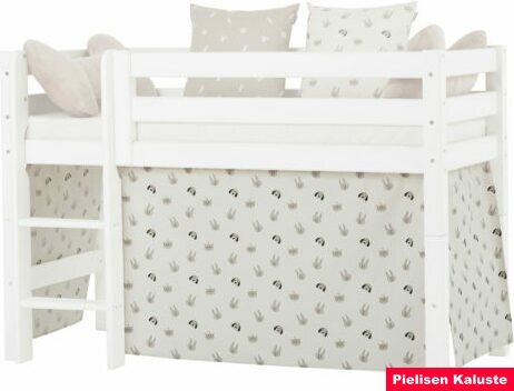 Hoppekids Verhot, sopivat puolikorkeaan parvisänkyyn 70x160cm Pets Pristine