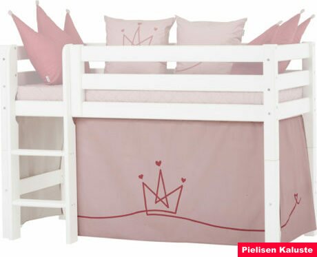 Hoppekids Verhot, sopivat puolikorkeaan parvisänkyyn 70x160cm Princess