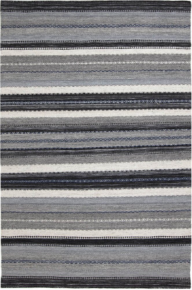 Polytuft Rosen 160x230cm Black